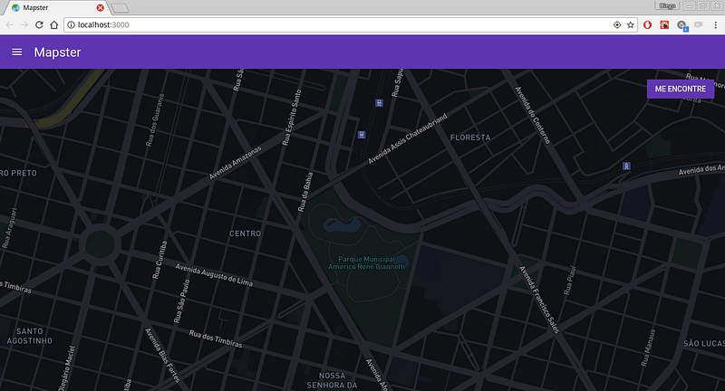 Criando uma aplicação de Mapas com React e Mapbox GL JS